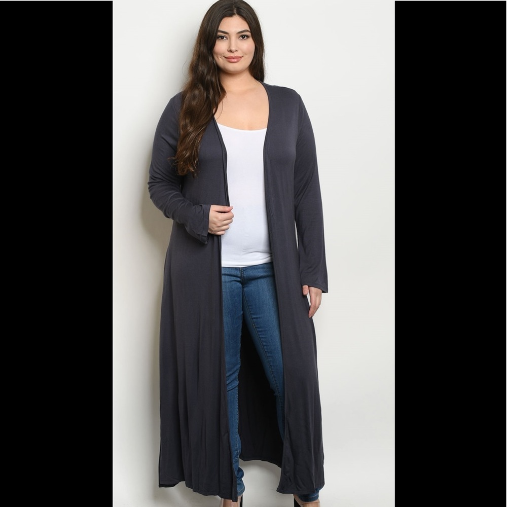 ❤️2 for $40❤️Plus size slate duster - Picture 2 of 4
